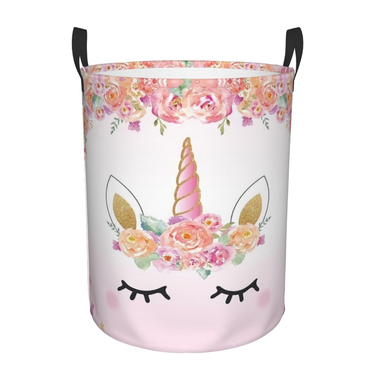 Baby Products Hamper - Niestandardowy śliczny jednorożec wzór kreskówki kosz
