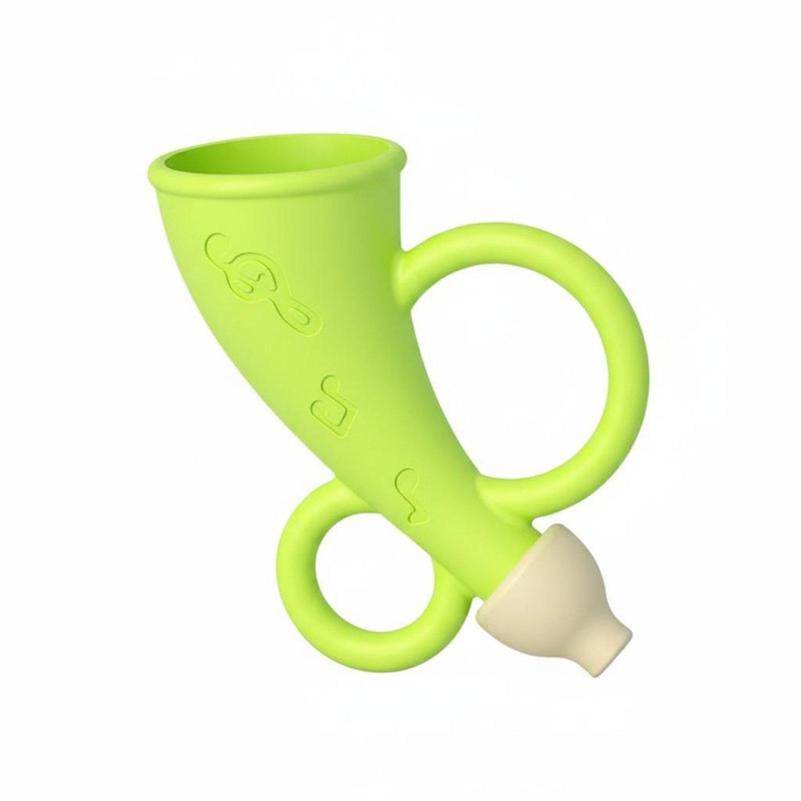 Baby Teethers - Silikonowy gwizdek-dzwonek dla niemowląt, gryzak, grzechotka