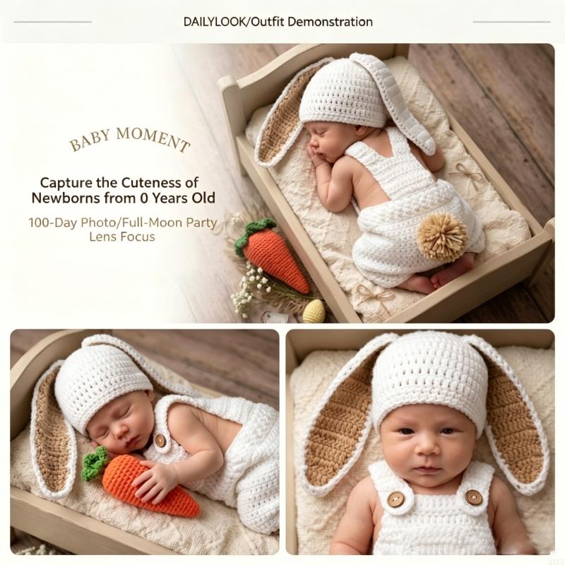 Baby Products Website - Szydełkowe, dziergane rekwizyty do sesji noworodkowych,