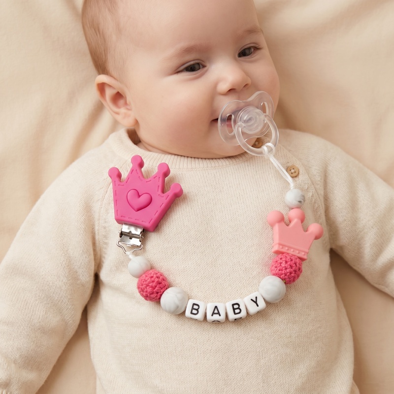 Baby Teethers - Personalizowany klips do smoczka dla niemowląt