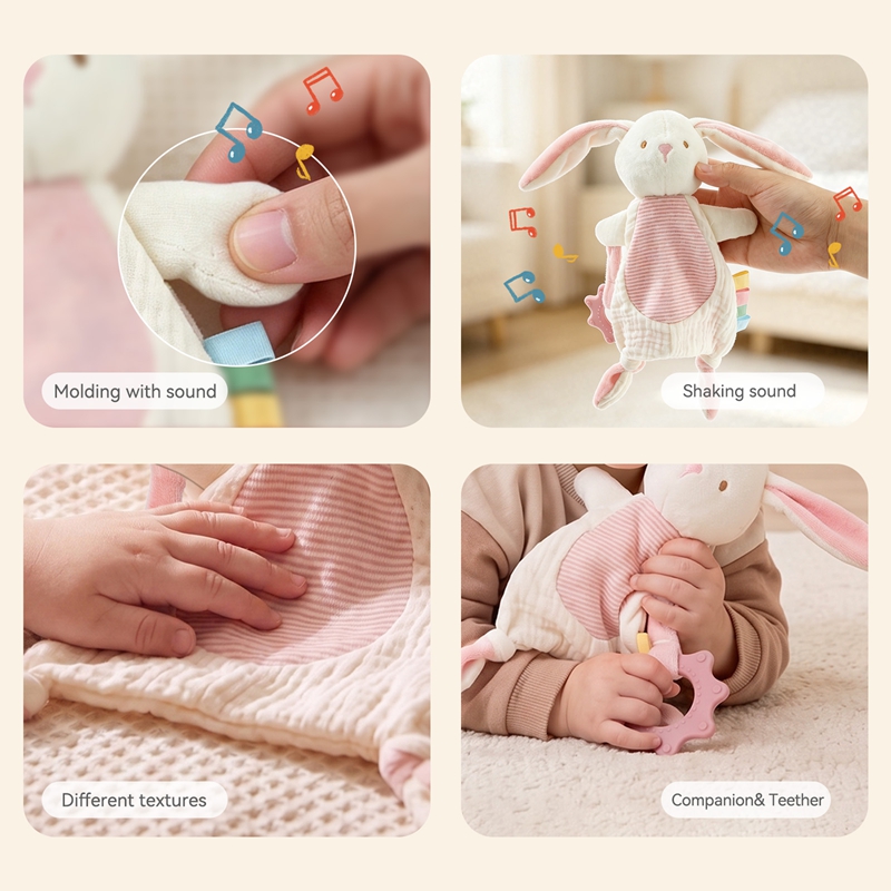 Pluszowy króliczek – kocyk bez – Baby Teethers recenzja i cena