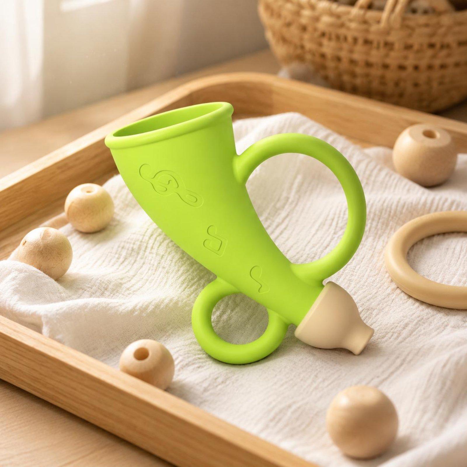 Silikonowy gwizdek-dzwonek dla – Baby Teethers recenzja i cena