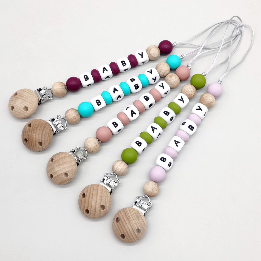 Klipsy do smoczków z imieniem, – Baby Products In recenzja i cena