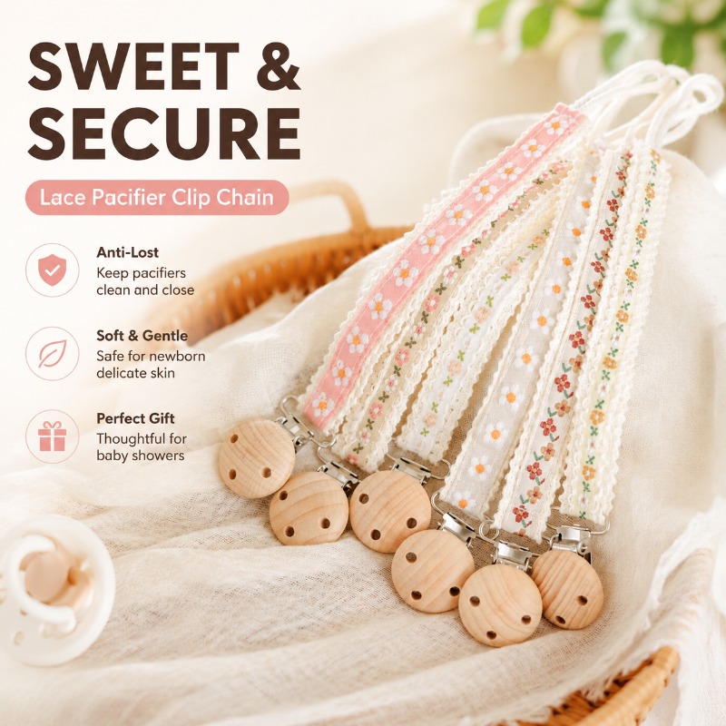 Koronkowy łańcuszek do smoczka – Baby Products In recenzja i cena